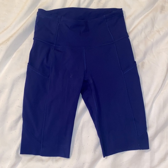 LULULEMON blue bicycle shorts (4) - Picture 3 of 7